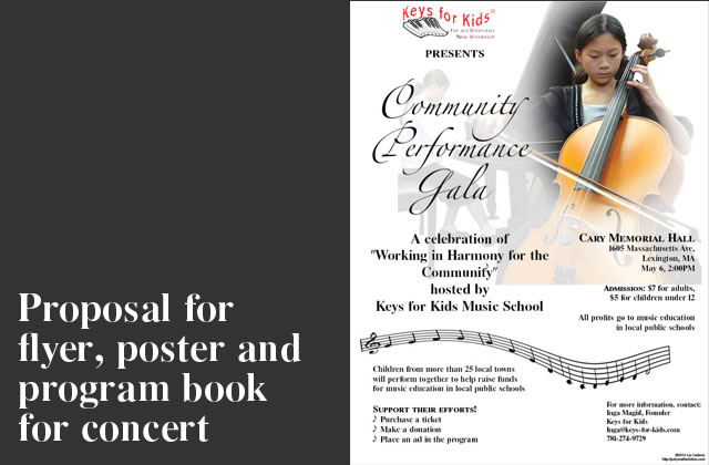 Concert Proposal Flyer